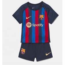 Barcelona Hjemmedraktsett Barn 2022-23 Kortermet (+ korte bukser)